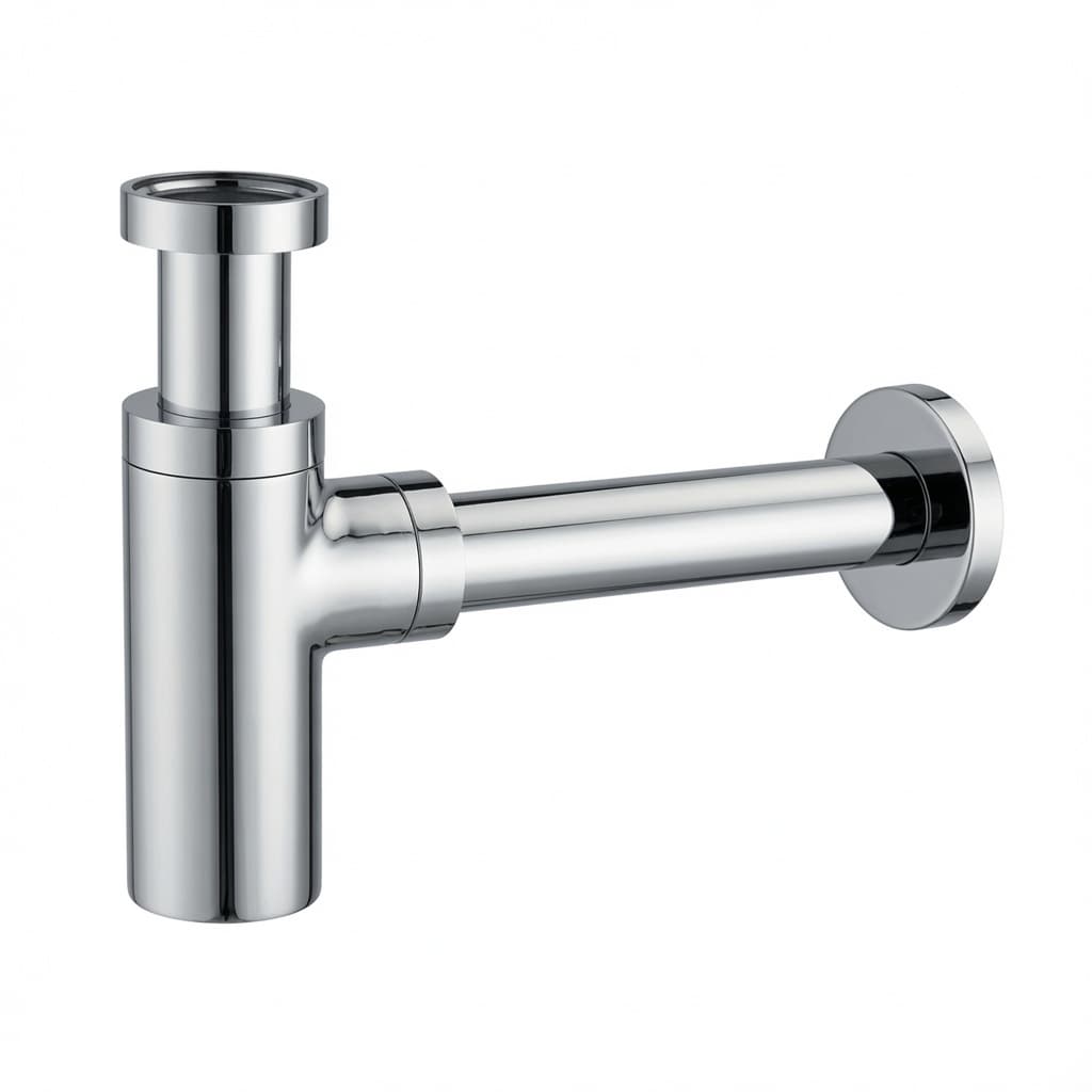Siphon in chrom, Zubehör