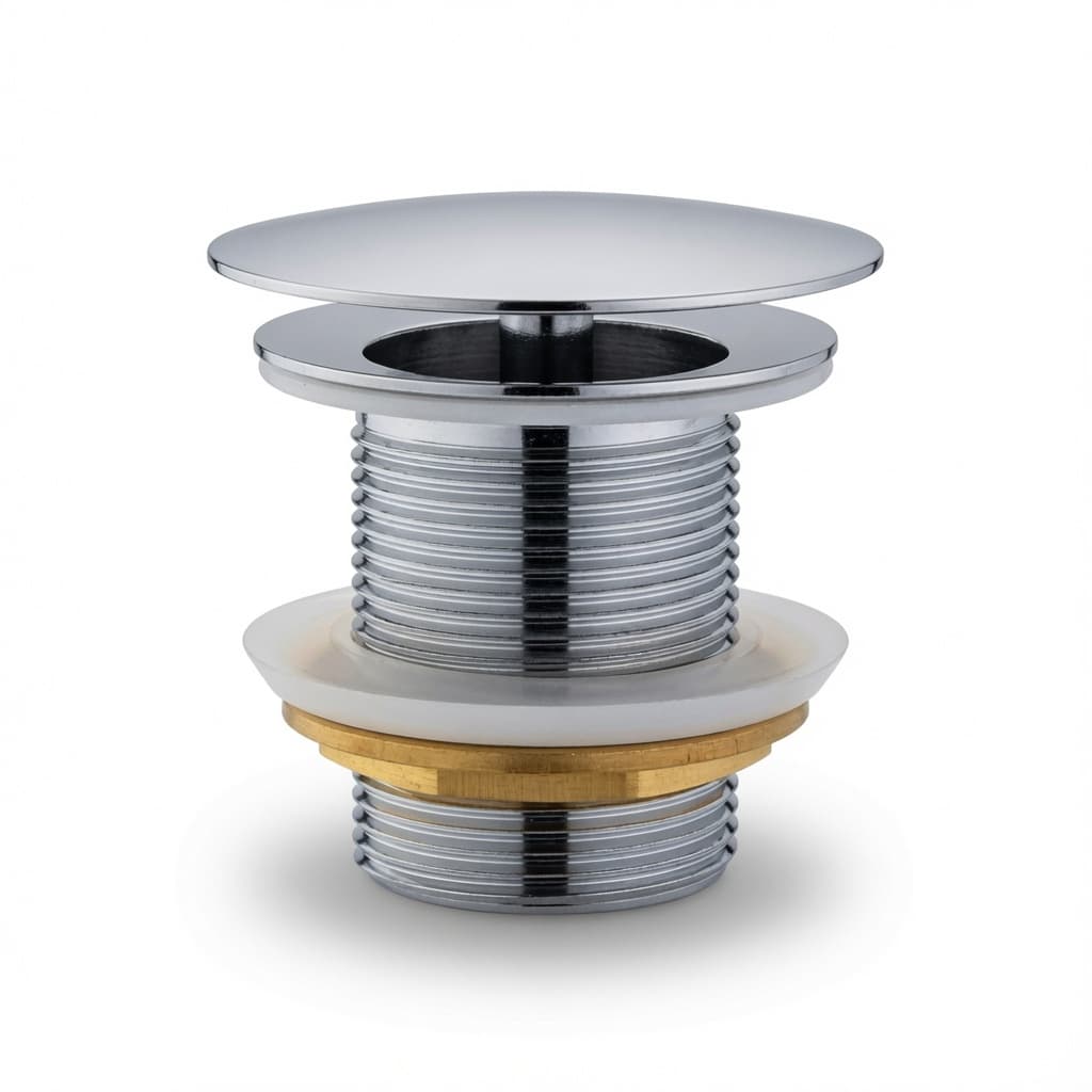Siphon in chrom, view 2