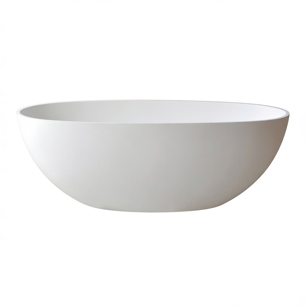 Carmen 165, Freistehende Badewanne aus Mineralguss