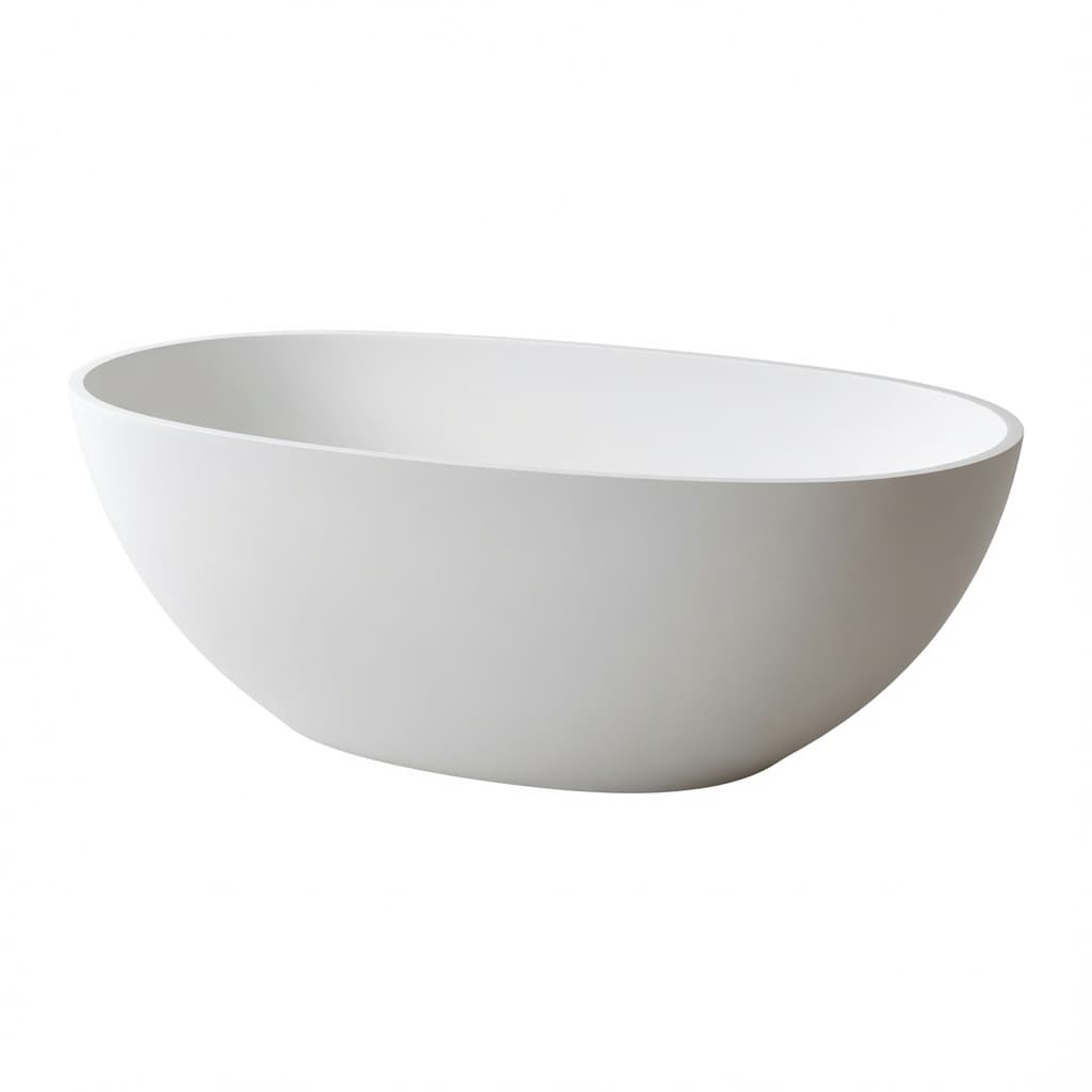 Carmen 170, Freistehende Badewanne aus Mineralguss